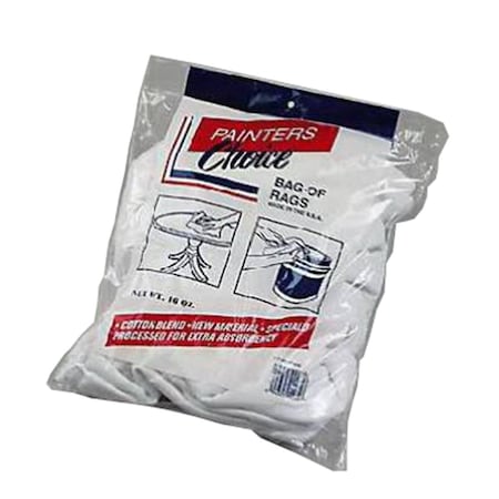 Intex 8308-12-08-TS White Washed And Bleached Rag - 0.5 lbs. IN573631